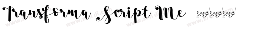 Transforma Script Me字体转换 Transforma Script Me字体转换